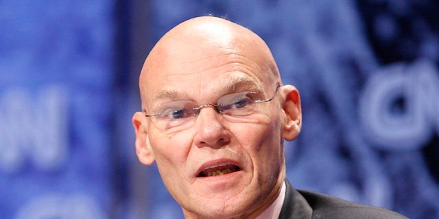 James Carville is seen Oct. 16, 2007, in New York City. (Mark Von Holden/WireImage)