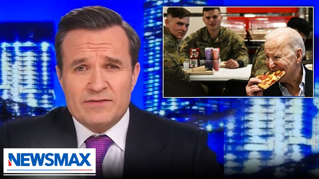 Greg Kelly: Biden’s pizza-time ‘lame, sad, and cold’ | Greg Kelly Reports on Newsmax