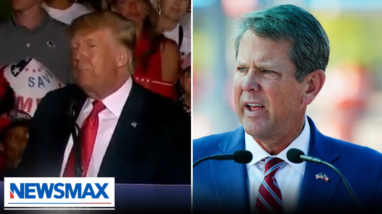Trump torches Brian Kemp at Georgia rally: ‘My mistake, Stacey Abrams could take his place’