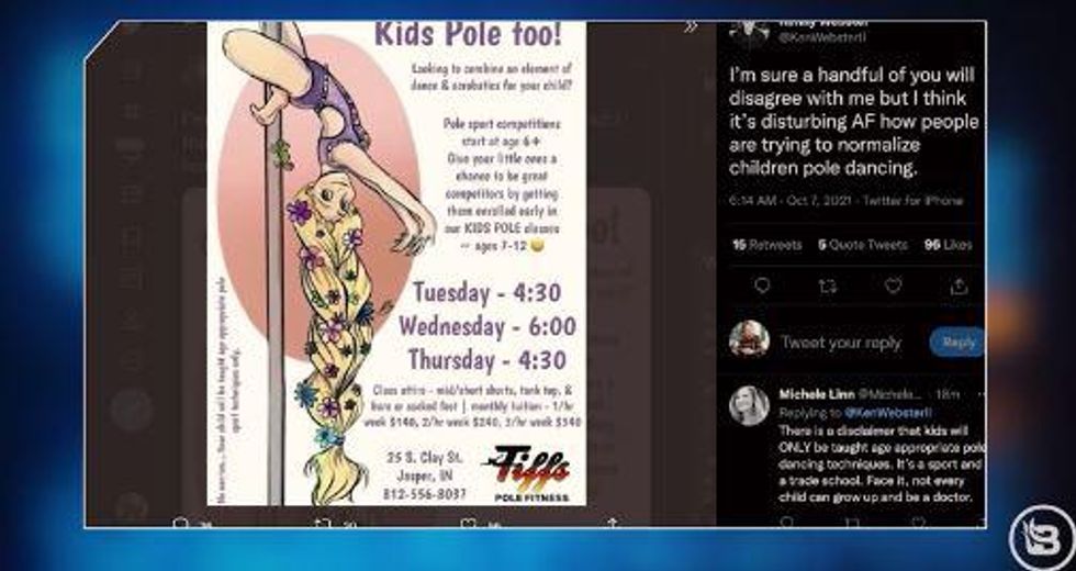 'I draw the line at the pole': Elijah Schaffer reacts to pole-dancing classes offered to children